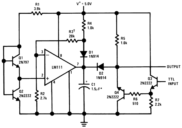 LM311N Schematic Diagram