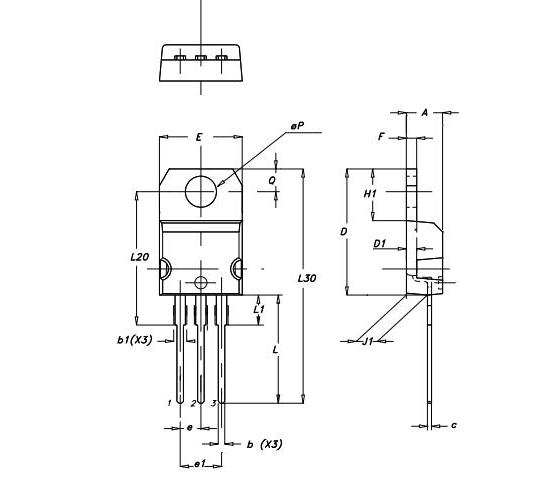 STP55NF06 Package