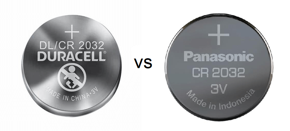 DL2032 and CR2032 Battery