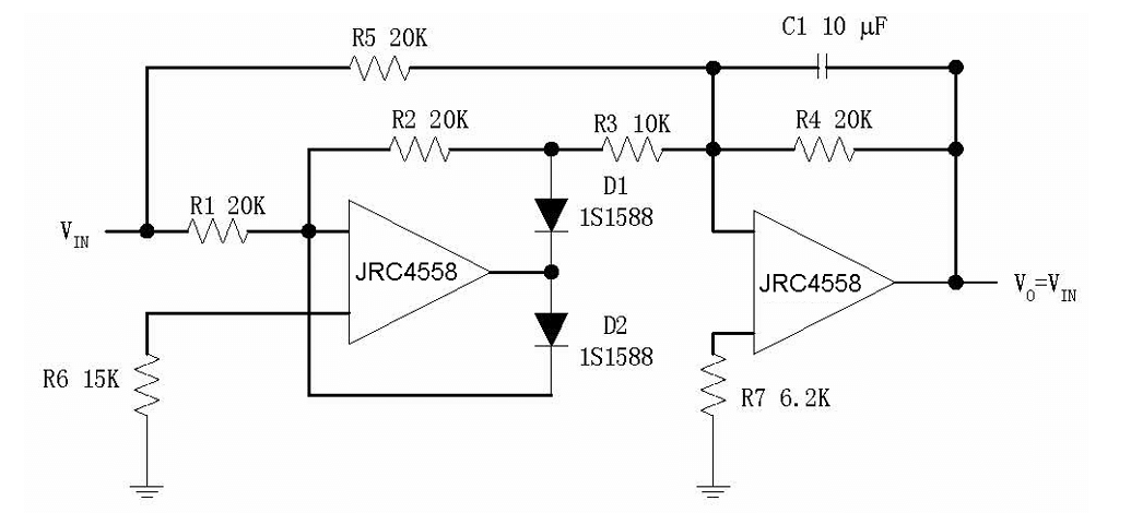 Input and Output Stage of the JRC4558